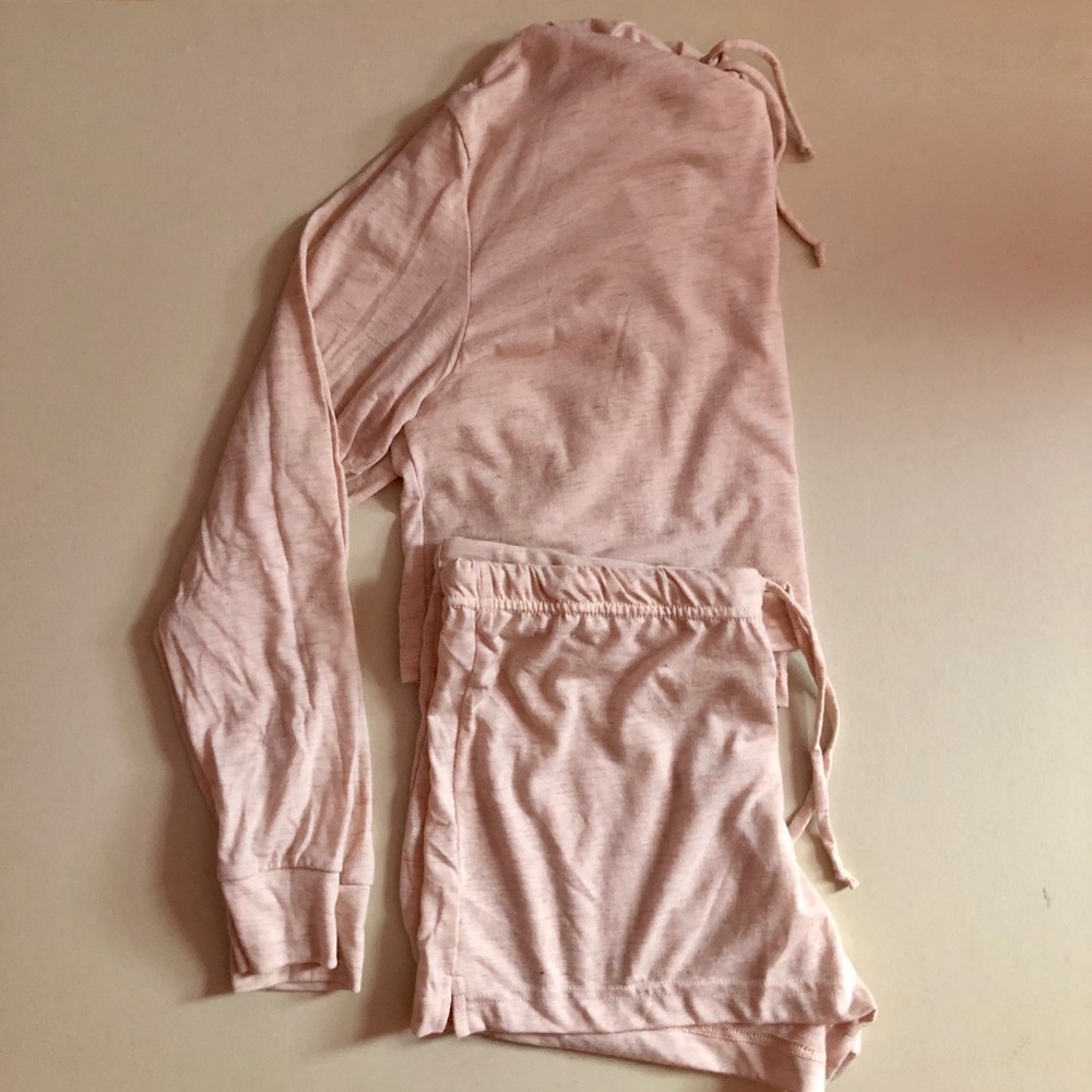NWOT American Apparel Hoodie and Shorts Set